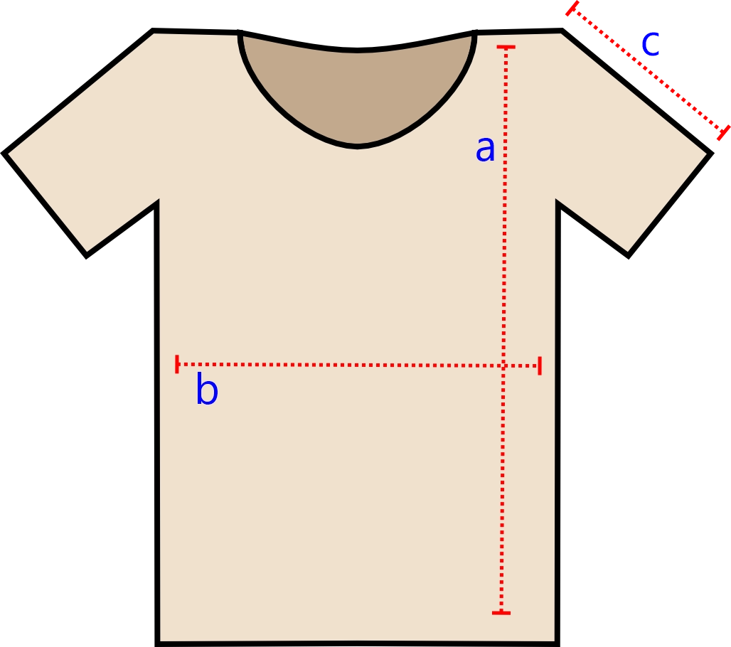 Panduan Ukuran Kaos Standar